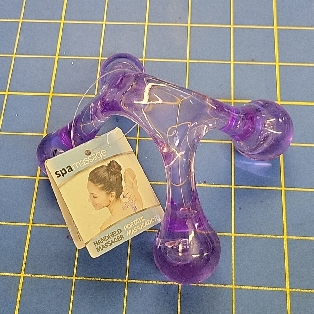 Spa Handheld Massager Purple New